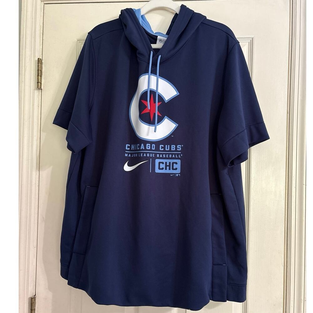 Nike MLB Chicago Cubs City Connect Pullover Hoodie, Men’s XXL